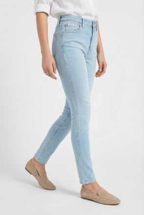Calvin Klein Jeans Skinny-fit-Jeans CALVIN KLEIN JEANS, Damen, Gr. 27, L&auml;nge 34, watercourse, Denim/Jeans, Obermaterial: 80% Baumwolle, 12% Polyester, 6% Elastomultieste