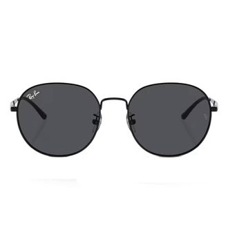 Ray-Ban Dark Grey Round Unisex Sunglasses RB3727D 002/87 57
