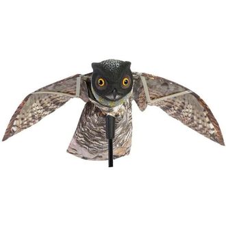OEM Se&ntilde;uelos De B&uacute;ho Falsos Para Ahuyentar P&aacute;jaros De Jardines Y Patios, Espantap&aacute;jaros De Jard&iacute;n Con Alas M&oacute;viles, Se&ntilde;uelo De Depredador, Vermin-crezuo