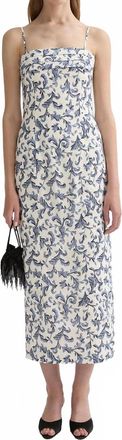 Poss&eacute; Rue Dress In Blue Baroque