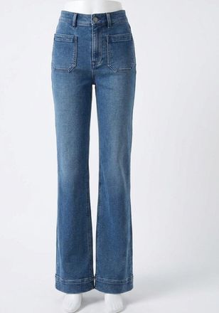 Faherty WomenS Stretch Terry Patch Pocket Pant In Clermont