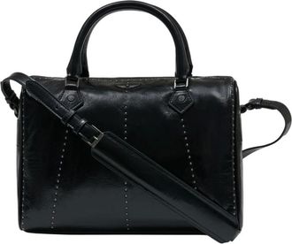 Zadig&Voltaire Tassen, Dames, Zwart, ONE Size, Leer, Sunny Vibe Medium Bag