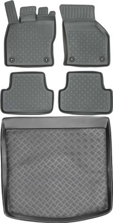 OEM Juego De Alfombrillas Para Coche Y Maletero Para Seat Leon Iii St Kombi (2014-2020)