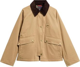 Barbour Daphne Casual Jas - Dames - Zomerjassen - Beige - M - Katoen - Jassen