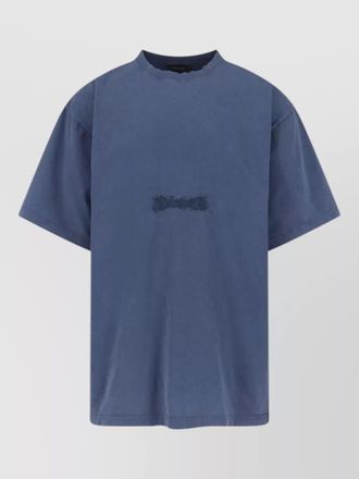 Balenciaga oversized t shirt round neck short sleeves