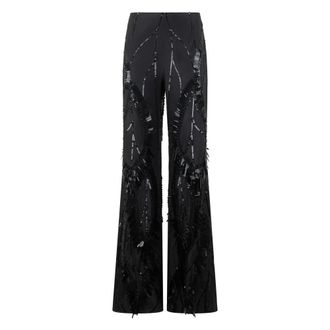Alberta Ferretti Mujer, Pantalones, Negro, Talla: S