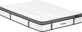 Vente-Unique Colchón 180 x 200 cm híbrido muelles ensacados 7 zonas y viscoelástica - 30 cm de grosor - OLIANE de YSMÉE