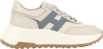 Hogan Elevated Platform Sneakers with Soft Nappa Leather