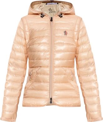 Moncler Light Pink Quilted Hood Jacket