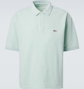 Visvim Mondo Weller cotton piqu&eacute; polo shirt