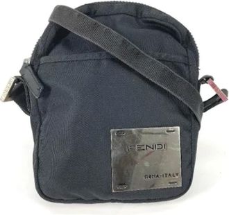 Fendi Pre-owned Fabric fendi-bags - Heren - Vintage Schoudertas - Zwart - ONE Size - Vintage