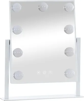 Clp Espejo De Maquillaje Majuro Blanco
