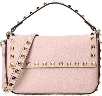 Valentino Rockstud Grainy Leather Crossbody