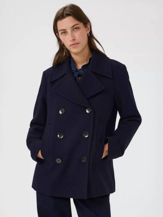 Part Two Satina Jacket In Dark Navy