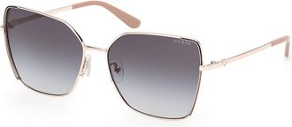 Guess GU00192 32B Womens Sunglasses Gold Size 59