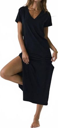 Chaser Winslet Maxi Dress In True Black