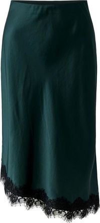 Oui Gonna in raso - - Skirts - Donna - Verde - XS