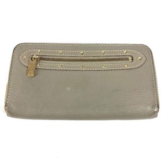 Louis Vuitton Galle Gray Velone Suhali Leather Long Wallet (Bi-Fold) (Pre-Owned)