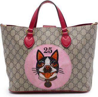 Gucci Pre-owned Gucci Small GG Supreme Web Bosco Satchel Ladies WJ7IWT57D4FQPSYH