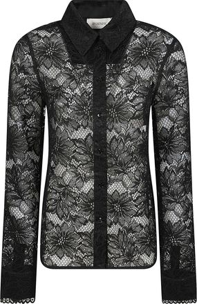 Sportmax Rebrod&eacute; Floral Lace Shirt
