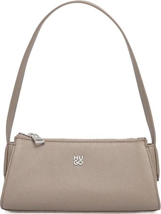 HUGO BOSS Schoudertas met logoplakkaat - Beige