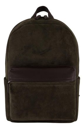 Vince Cavalor Suede Backpack in Driver Green at Nordstrom