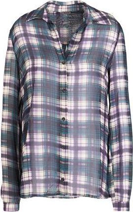 8 by YOOX VISCOSE PRINTED SHIRT