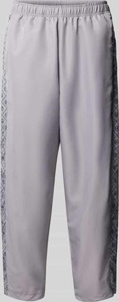 Carlo Colucci Sweatpants mit elastischem Bund in Hellgrau, Gr&ouml;&szlig;e XXL