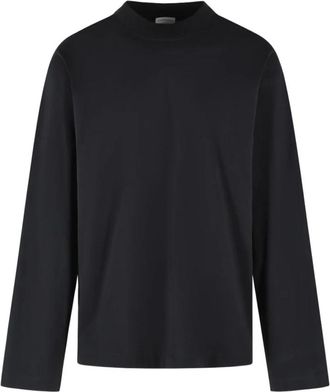 Dries Van Noten Heger T-shirt - Heren - Longsleeves - Zwart - L - Katoen - Tops
