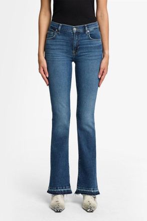 7 For All Mankind Womens Ladies Jeans Bootcut Tailorless Fit - Blue - Size 23 (Waist)