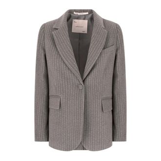Emma & Gaia Blazer - Dames - Jassen - Grijs - Maat: M