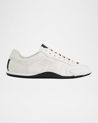 Gucci Men & apos;s Shift Leather Low-Top Sneakers