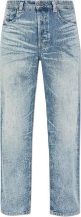 Diesel Jeans 2024 D-Macs-Fsh 1 - Heren - Regular Fit Jeans - Blauw - W32 - Katoen - Jeans