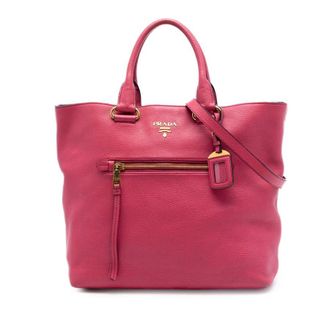 Prada Pre-owned Prada Vitello Daino Open Convertible Tote Ladies 07SH8RUYGDY83Z51