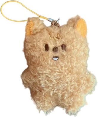 Generic Sk-zoo Plush Keychain STAY mini Keyring 5 cm stray-kids Wolf Chan Jiniret Bbokari Key Chain Pendant (Han)