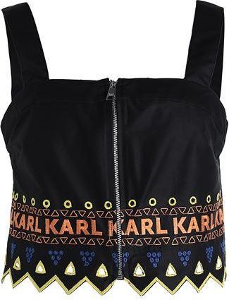 Karl Lagerfeld EMBROIDERED TOP