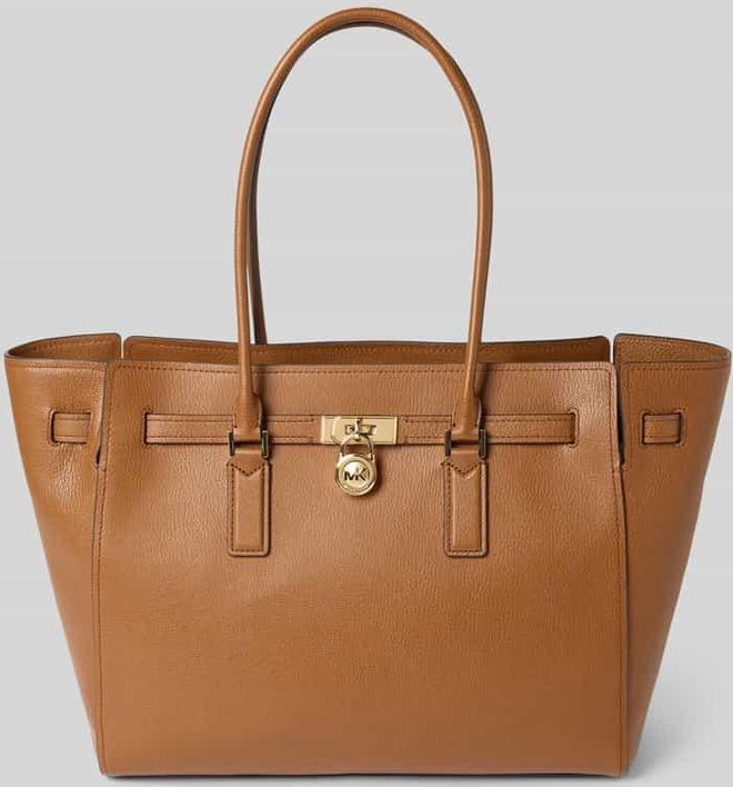 Handtasche mit Tragehenkel Modell HAMILTON in Mittelbraun, Gr&ouml;&szlig;e 1