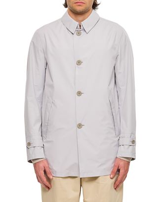 Herno Pearl Gray Laminar Waterproof Casual Jacket