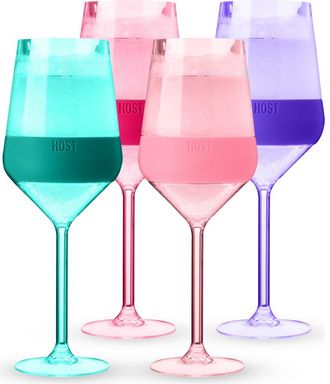 Host Stemmed Wine FREEZE Cooling Cup Set of 4 in Tinted at Nordstrom