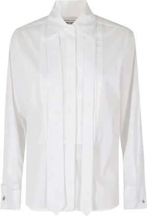 Semicouture Overhemden, Dames, Wit, XS, Katoen, Gracie Shirt