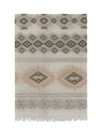 Gerard Darel Delia Printed Scarf in Khaki Green at Nordstrom