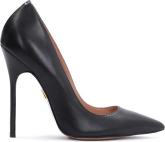 Kazar Dames tijdloze stilettos in universeel zwart - Dames - Pumps - Zwart - 40 EU - Leer - Schoenen