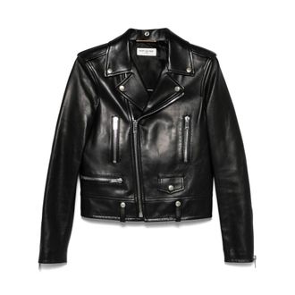 Saint Laurent Cropped Biker Jacket