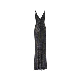 Missoni Long D&eacute;grad&eacute; Knit Dress With Sequins