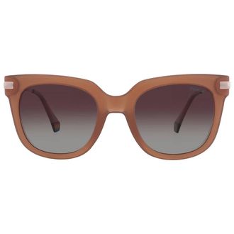 Polaroid Polarized Brown Square Ladies Sunglasses PLD 6180/S 0L7Q/LA 51