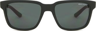A|X Armani Exchange AX4026S 812287 Mens Sunglasses Black Size 56