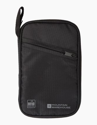 Mountain Warehouse Mens Mountain Warehouse RFID Blocking Document Wallet - Black - Size: ONE size