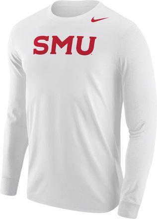 Nike SMU Mustangs Nike Mens Football Long-Sleeve T-Shirt in White | M12333P397SMUN-WHT