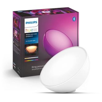 Philips Ledkia - Philips hue luce hue go rgb che puo funzionare sia collegata allalimentazione sia portatile a batteria autonomia 4-6 ore 915005821901