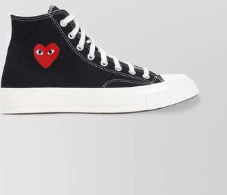 Comme Des Gar&ccedil;ons cotton high-top sneakers